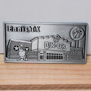 Buc-ee's Pewter Magnet "Ennis, TX" - NEW